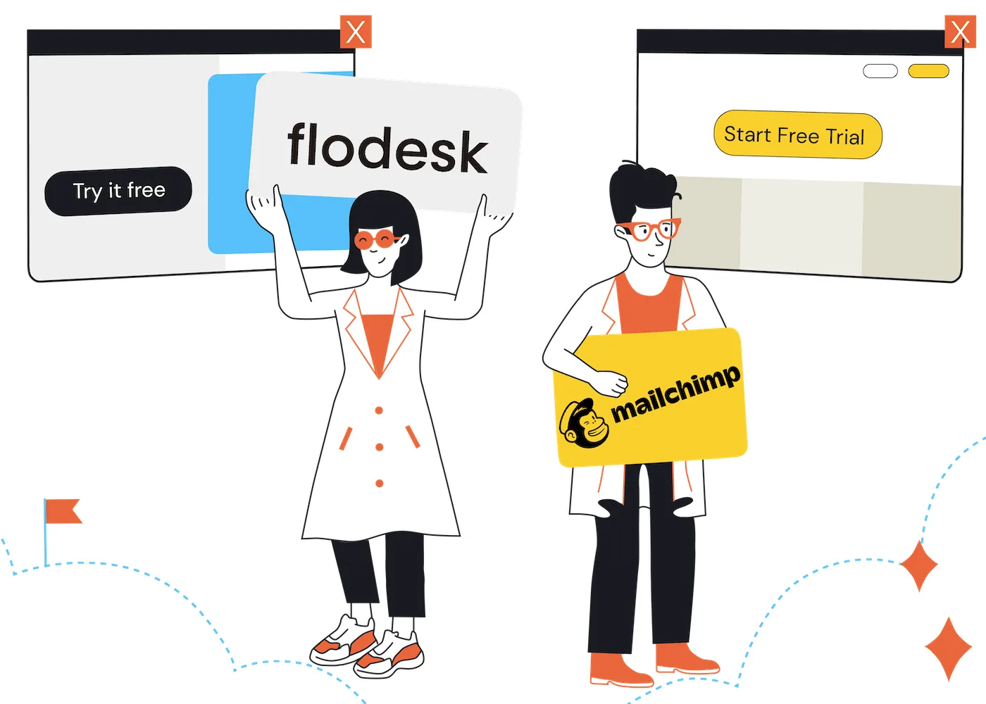 Flodesk vs Mailchimp 2026 Review: How to Make The Right Choice