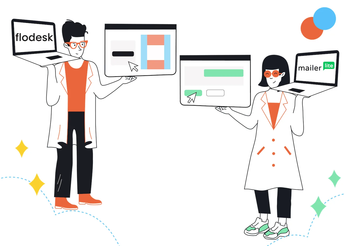 Flodesk vs MailerLite: Fresh and Stylish or the Steady Favorite?